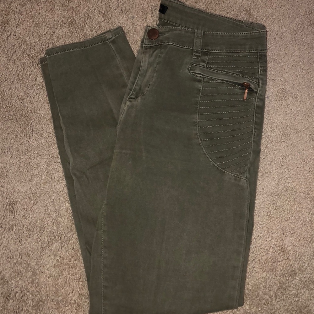 Olive green pants!